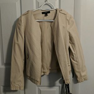 Leather moto jacket